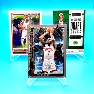 🔥Kevin Durant Lot! Topps Holiday Silver Glitter + Haunted Hoops + Draft Class!